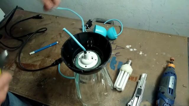 Lampada fai da te.... riciclando un frullatore смотреть онлайн