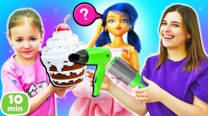 Шоу Help me — Говорящий Том застрял на дереве, готовим Леди Баг к свиданию! Игры для девочек
