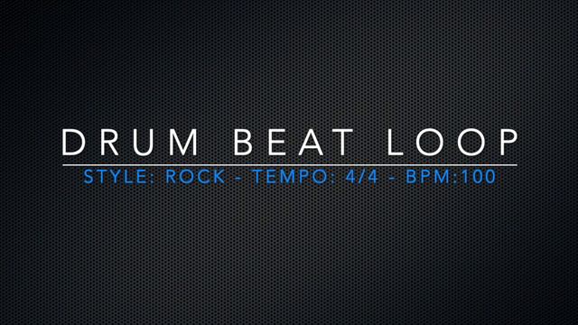 Drum Loop - ROCK 100 bpm смотреть онлайн