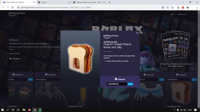 Como Ganhar o item [Peanut Butter & Jelly Hat] Roblox Event смотреть онлайн