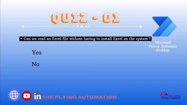 Can we read excel file without having install Excel on the System || Quiz Tutorial - 01 смотреть онлайн
