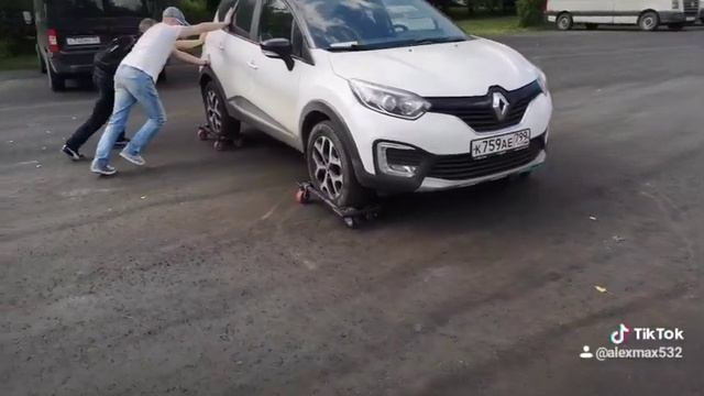 Тележки для перемещения заблокированного автомобиля в любом направлении, простая установка смотреть онлайн