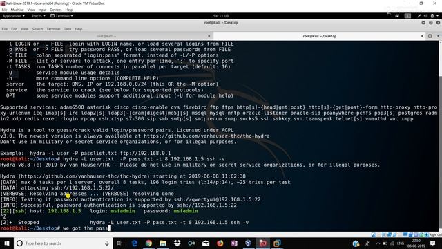 Web Server Hacking - By SSH Brute force attack - Metasploitable #2 смотреть онлайн