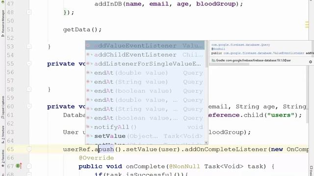 47. Android Tutorial: part 2: Firebase Database - read/show data from firebase into recyclerview смотреть онлайн