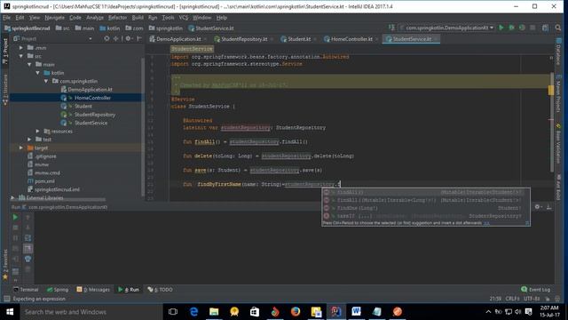 9 Search Data From Your Database Using Kotlin(Spring Boot) смотреть онлайн