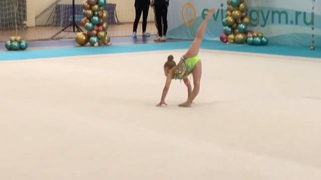 Художественная гимнастика Тетерятникова Дарья 05.11.22 смотреть онлайн