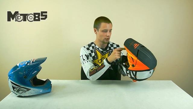 Шлемы Fly Racing Kinetic K120 и K220. смотреть онлайн