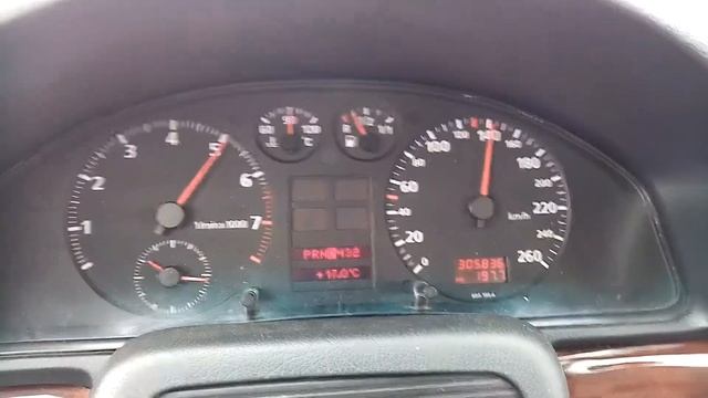 Audi A4b5 2.8 quattro tiptronic 0-190 accelaration смотреть онлайн