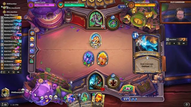 Budget Elemental Shaman deck guide and gameplay (Hearthstone Forged in the Barrens) смотреть онлайн