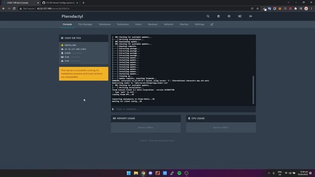 How To Setup A 128 Tick CSGO Server Using Pterodactyl [FREE SERVER.CFG CONFIG!] смотреть онлайн