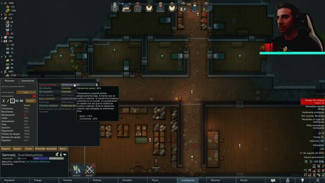 Rimworld - T10 Ep 28 - Español - Biotech DLC - Versión 1.4 - Frente Frío + Tormenta смотреть онлайн