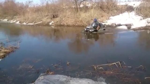 Стелс 500н по речке весной 2016год смотреть онлайн