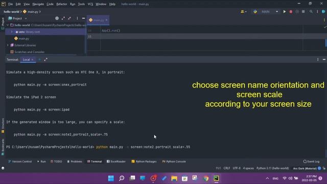 Using kivy screen module with PyCharm to resize app window смотреть онлайн