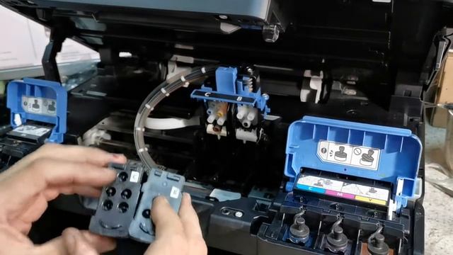 Правильная замена головки Canon G2400, 2410, 2411, 2415, 3400, 3410, 3411, 3415 смотреть онлайн