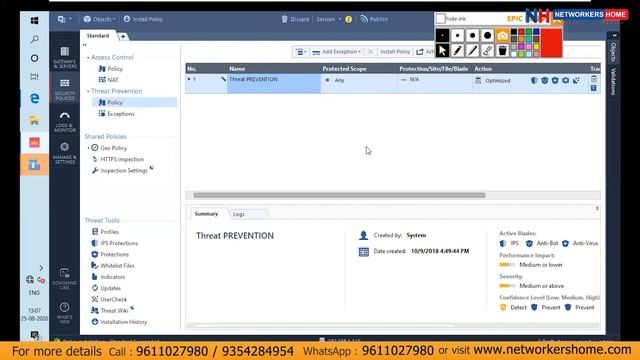 Threat Prevention- Checkpoint Firewall Training смотреть онлайн