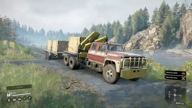 SnowRunner / Mejora Mod / F-750 & Loadstar / Consolas #xboxseries #gameplay смотреть онлайн