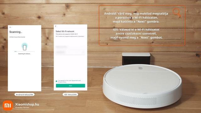 Xiaomi Mi Robot Vacuum-Mop Essential robotporszívó beüzemelési segédlet смотреть онлайн