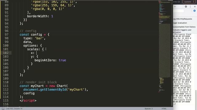 How to Show Labels of Every Quarter with Large Dataset in Chart.js смотреть онлайн