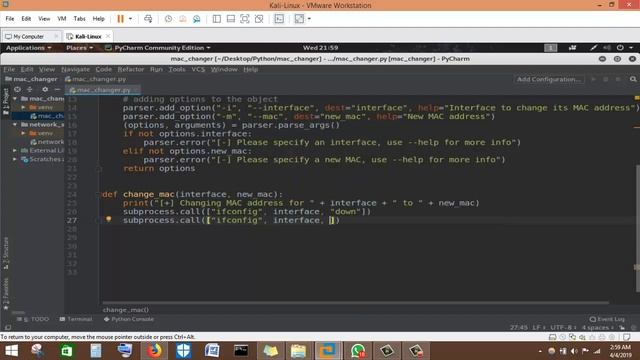 Python Scripting: MAC Address Changer смотреть онлайн