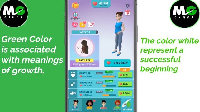 Adorable Pregnancy Time Lapse! - 40 Weeks Time Lapse - Pregnancy Idle 3D Simulator | MG Games