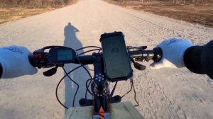 Вылазка на ашан электро фет байке, на 30 км пробегу по грунтам