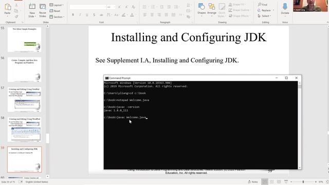 Daniel Liang Java Section 1.8 Compile and run Java Programs on Windows Command Line смотреть онлайн