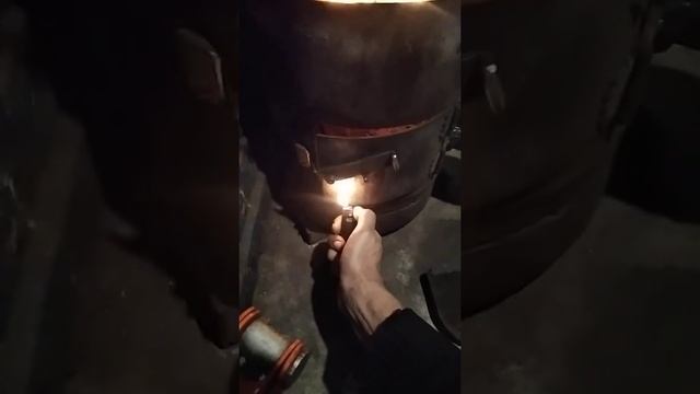 Усилить тягу, кпдв буржуйки. Вентилятор в поддувало. смотреть онлайн