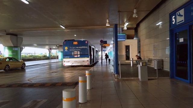 Athens Walk inside Athens International Airport ATH Arrivals смотреть онлайн