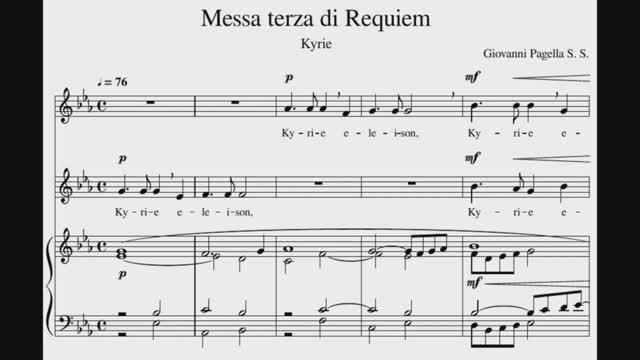 G. Pagella, Requiem, Kyrie