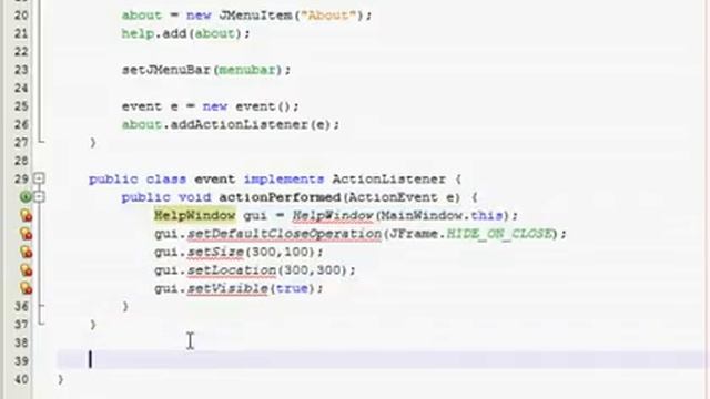 Java GUI Tutorial 23 Opening new window смотреть онлайн