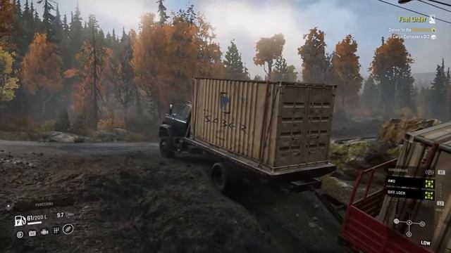 Snow Runner - Smithville Dam Fuel Order (Quarry) using Chevy Kodiak C70 смотреть онлайн