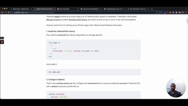 How to install Tailwind CSS in a Phoenix app смотреть онлайн