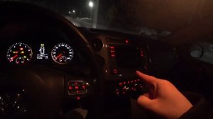 Как заводится Volkswagen Tiguan с пробегом в мороз -36 градусов!
