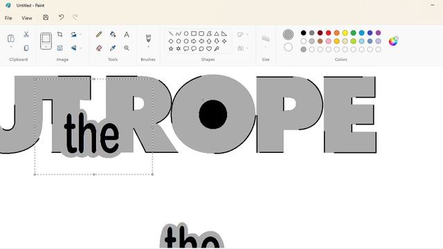 How to draw the Cut the Rope logo using MS Paint | How to draw on your computer смотреть онлайн