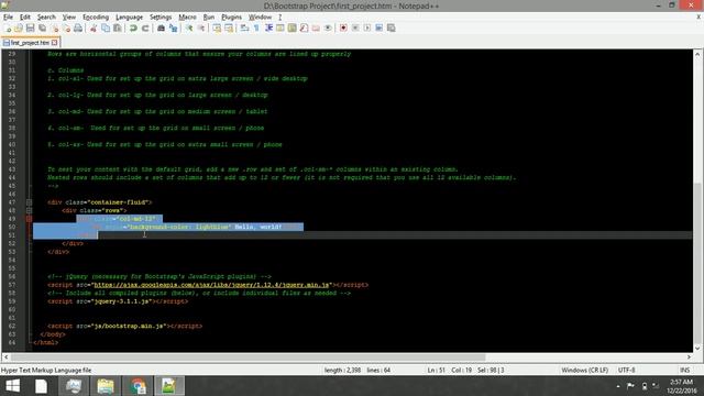 Bootstrap Tutorial Part 3 Grid System in Bootstrap смотреть онлайн