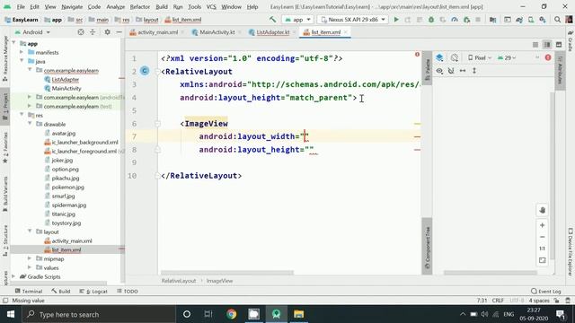 Create Android App with ListView in Kotlin | Android App development in Android Studio смотреть онлайн