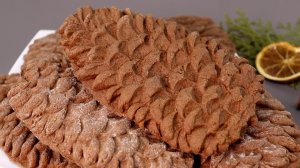 ПРОЩЕ ПРОСТОГО! ПЕЧЕНЬЕ «ШИШКИ» Шоколадное НОВОГОДНЕЕ Песочное ПЕЧЕНЬЕ с Начинкой. Выпечка к ЧАЮ