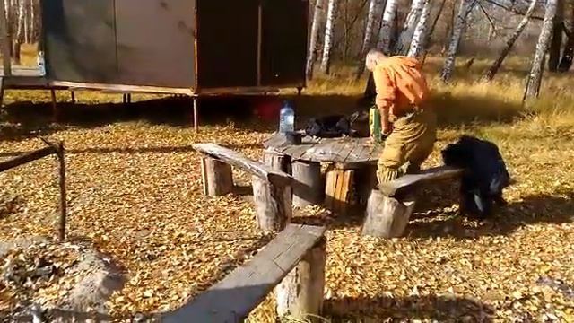 Стоянка для туристов и рыбаков р.Обь смотреть онлайн