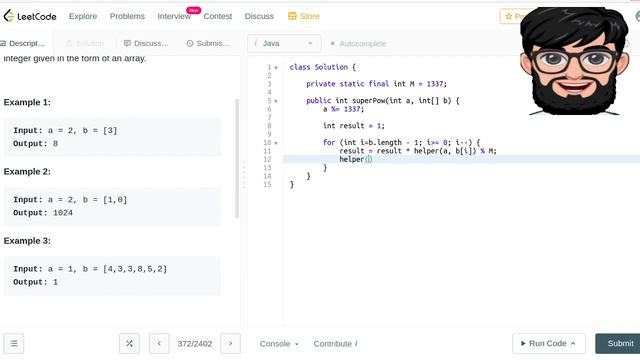Leetcode Question 372 "Super Pow" in Java смотреть онлайн
