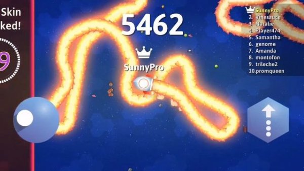 Snake.io | New Event Sankes In Space | Challange Completed Killed 150 Snakes