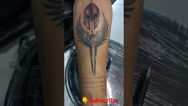 Valkyrie Tattoo on forearm with soldiers helmate #viral #reels #shorts #shorts смотреть онлайн