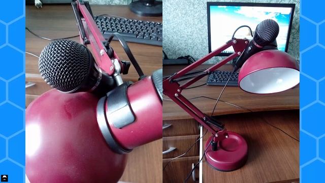Подставка для микрофона. Стойка для микрофона. Самодельный штатив из настольной лампы смотреть онлайн