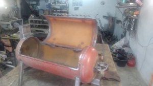 Барбекю/гриль/мангал из газового баллона
