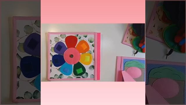 Мягкая развивающая книжка из фетра для девочки Виктории (г. Волгоград). смотреть онлайн