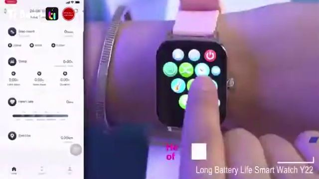 Y22 Smart Watch,Health Fitness Tracker,IP67 Waterproof смотреть онлайн