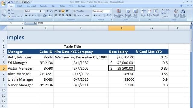 How to use currency and accounting formatting in Excel 2007 (Excel 07-010) смотреть онлайн