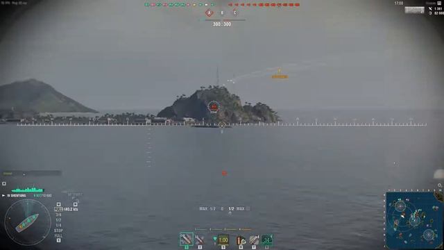 World of Warships эсминец Shenyang Быстрый бой смотреть онлайн