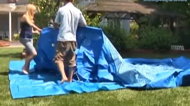 Инструкция по установке каркасного бассейна INTEX смотреть онлайн