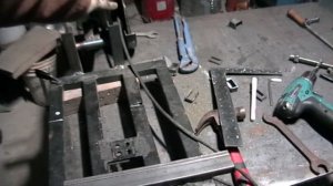 Самодельная стойка для болгарки с кругом 230 мм.