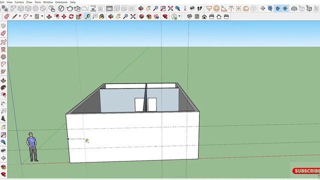 How To Make Opening For Door And Window In SketchUp (Hindi) Part-2 смотреть онлайн